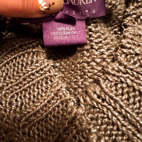 RALPH LAUREN PURPLE LABEL COLLECTION KNIT SWEATER